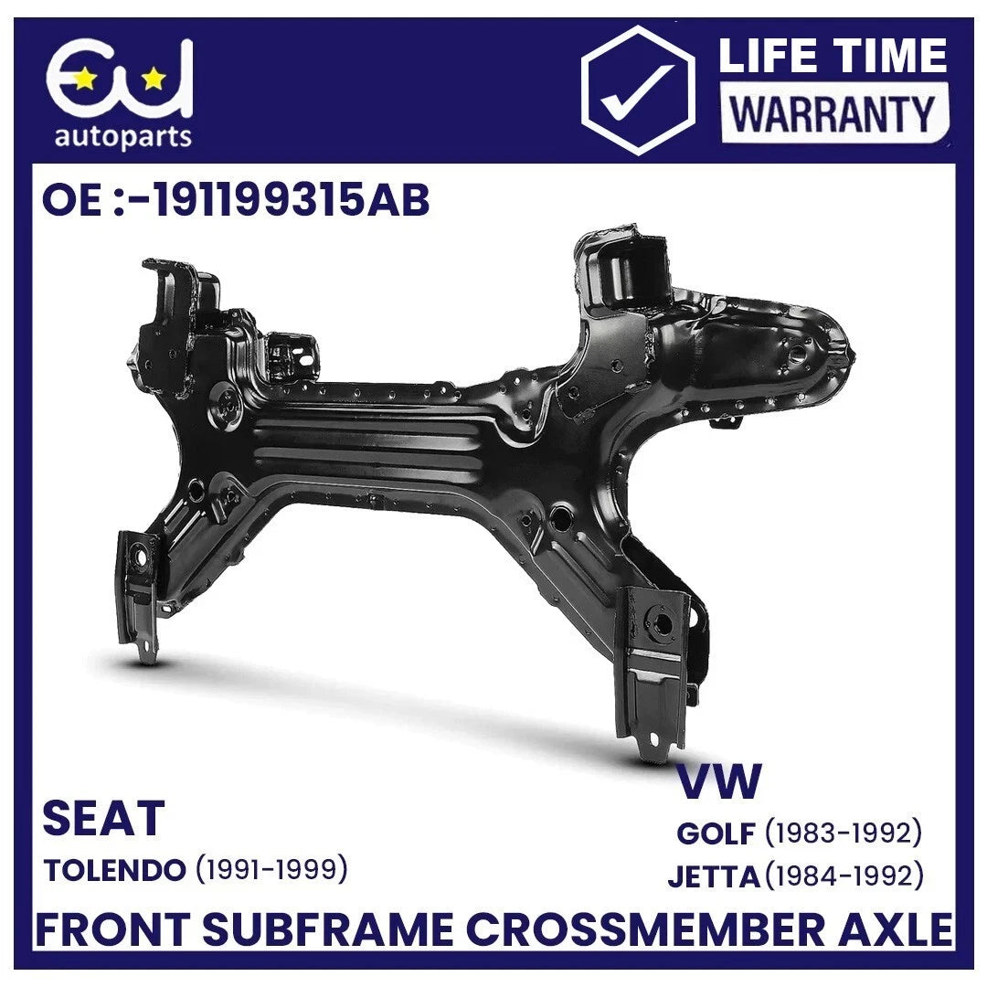 FRONT SUBFRAME CROSSMEMBER AXLE FOR VW GOLF MK2 JETTA MK2 SEAT TOLEDO MK1 91-99