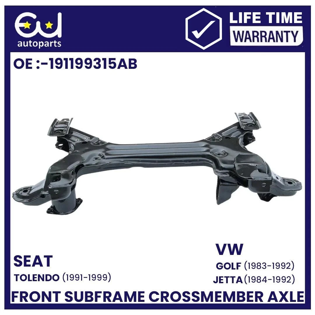 FRONT SUBFRAME CROSSMEMBER AXLE FOR VW GOLF MK2 JETTA MK2 SEAT TOLEDO MK1 91-99