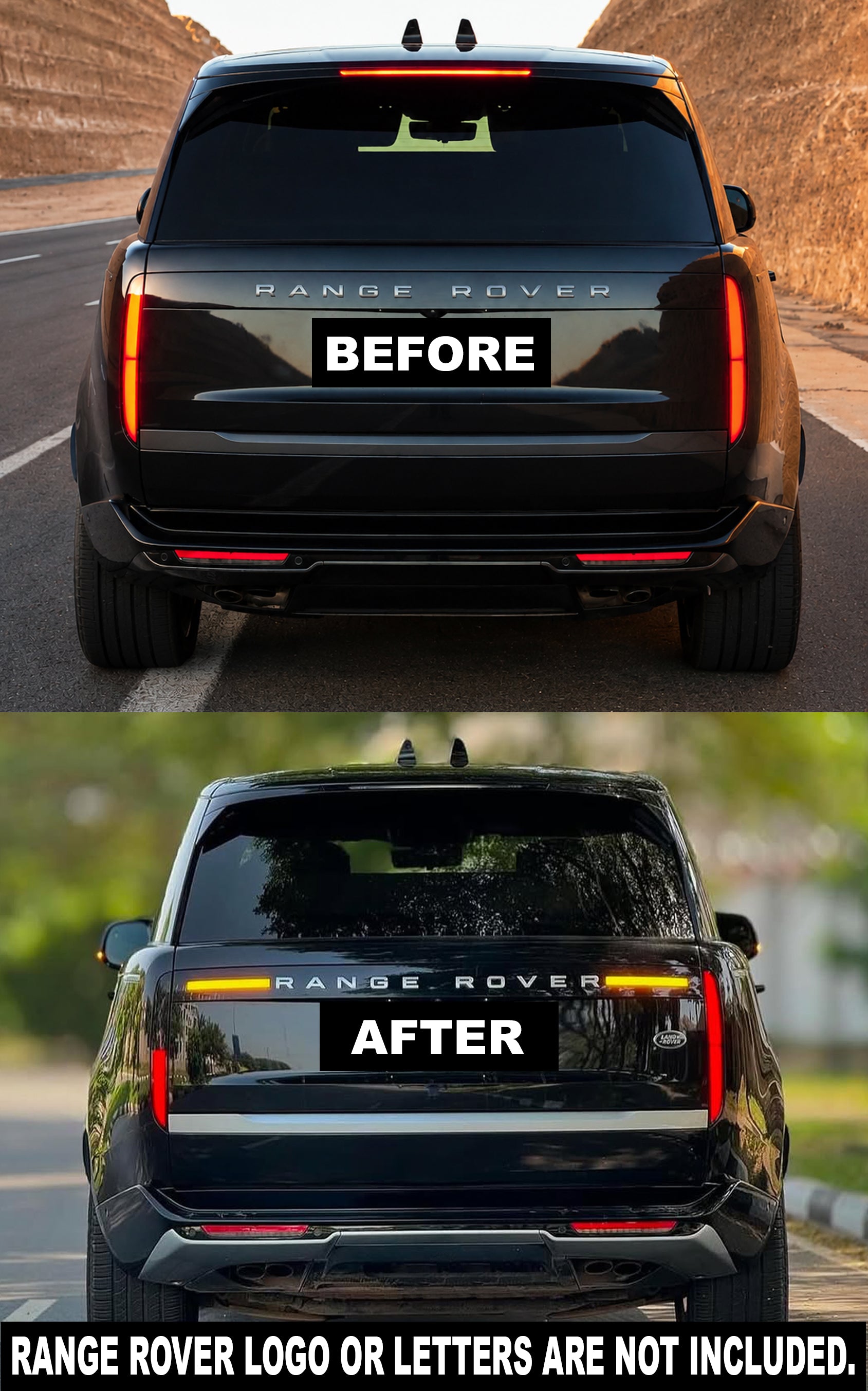 FOR RANGE ROVER VOGUE L460 UPGRADE CENTER TRUNK BOOT TAIL LIGHT BRAKE LAMP 2022+