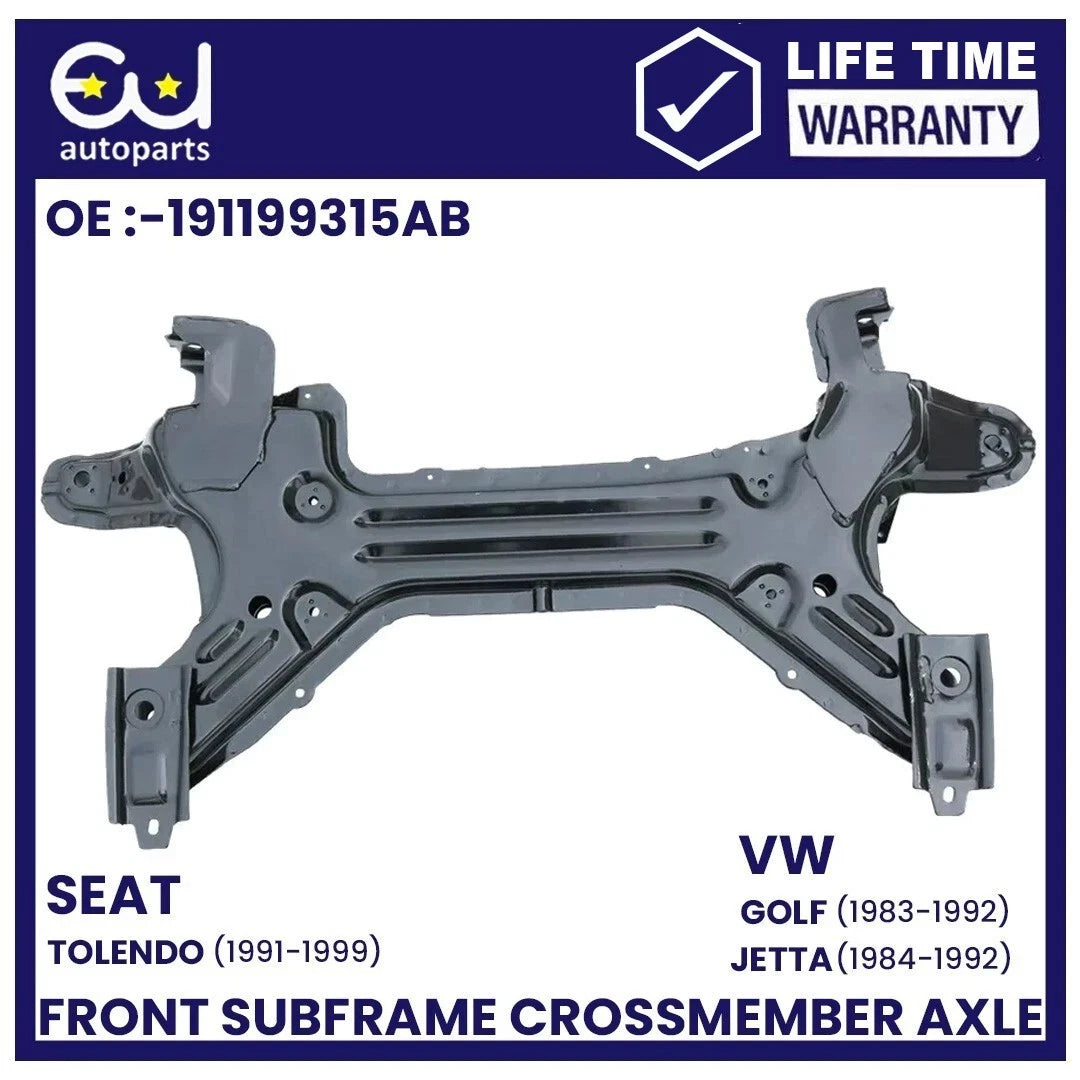 FRONT SUBFRAME CROSSMEMBER AXLE FOR VW GOLF MK2 JETTA MK2 SEAT TOLEDO MK1 91-99
