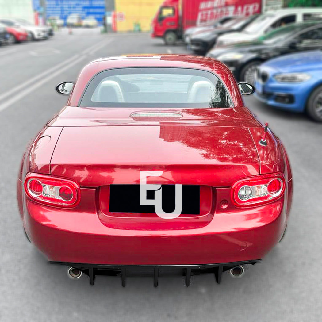 REAR BUMPER DIFFUSER SPOILER LIP BODY KIT FOR MAZDA MX5 MIATA NC2 MK3 2006-2015