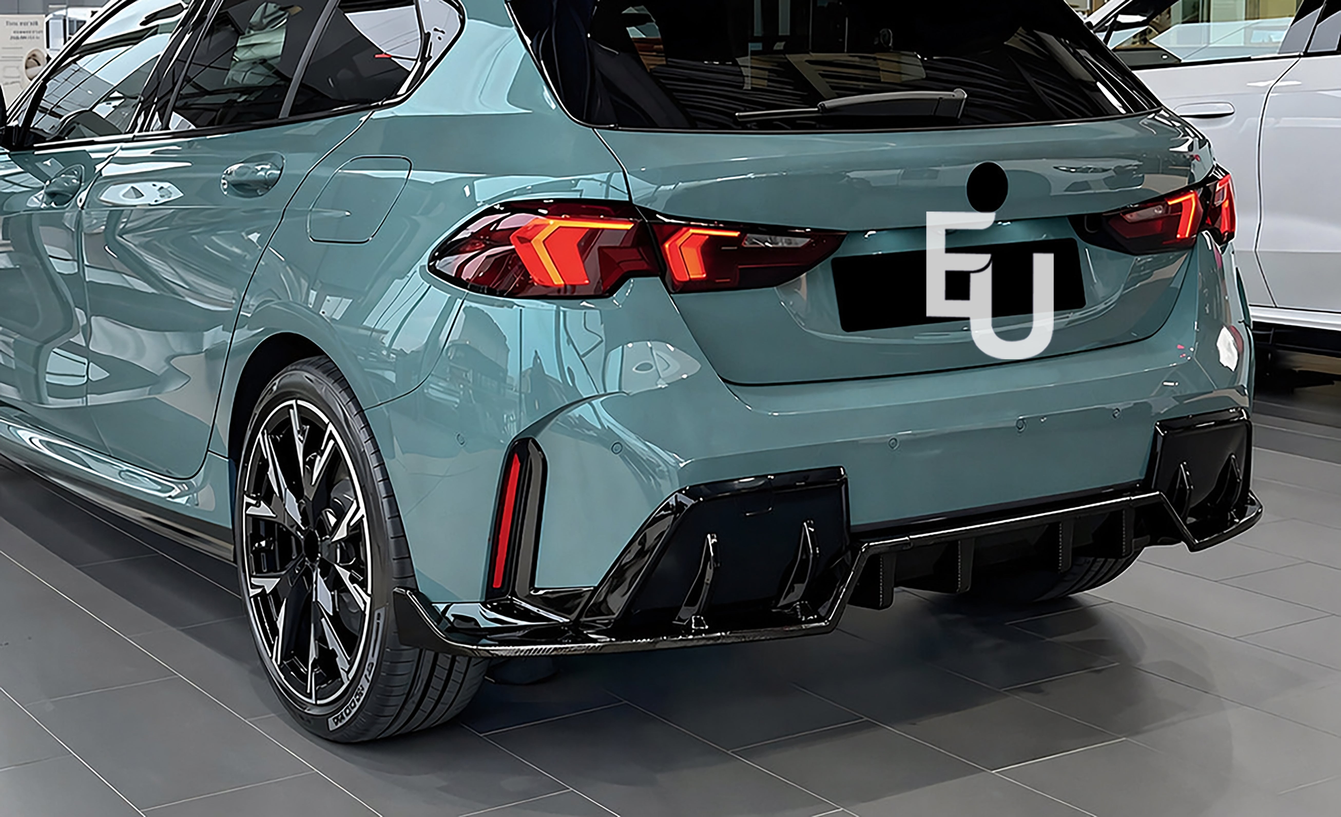 FOR BMW 1 SERIES F70 M SPORT GLOSS BLACK REAR BUMPER DIFFUSER LIP BODY KIT 2024+