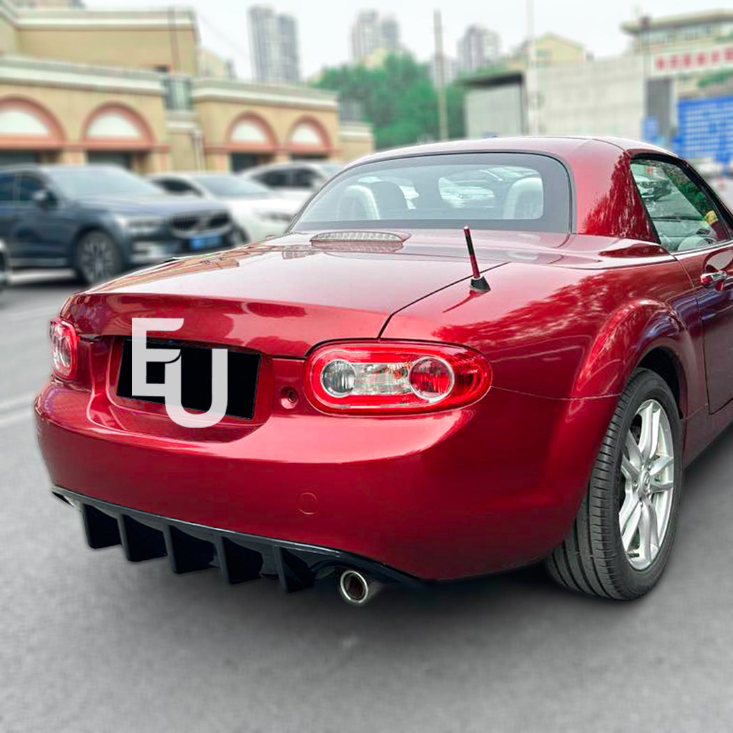 REAR BUMPER DIFFUSER SPOILER LIP BODY KIT FOR MAZDA MX5 MIATA NC2 MK3 2006-2015