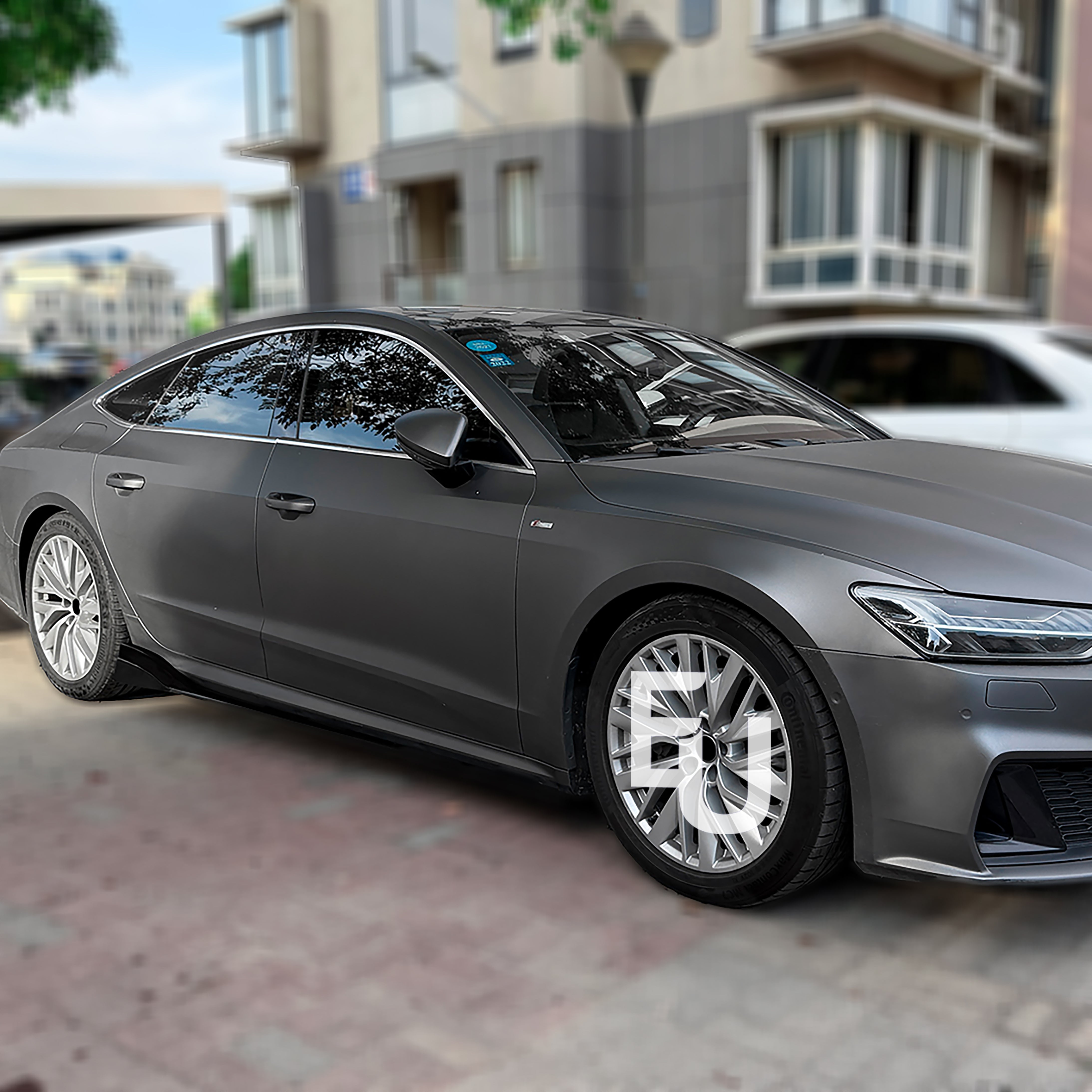 FOR AUDI A7 S7 S LINE C8 SIDE SKIRT SKIRTS EXTENSION BLADE GLOSS BLACK 2017-2025