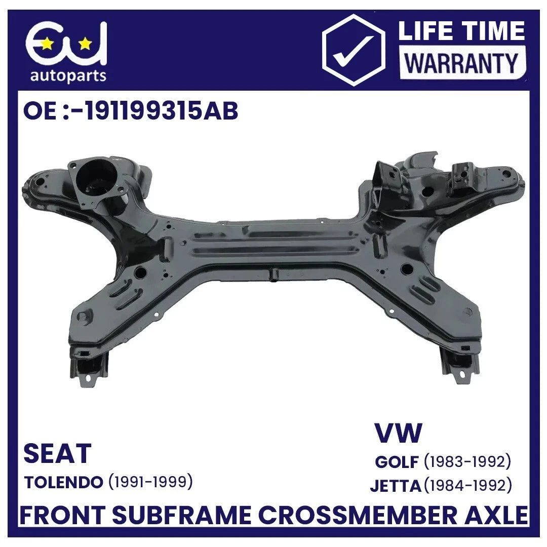 FRONT SUBFRAME CROSSMEMBER AXLE FOR VW GOLF MK2 JETTA MK2 SEAT TOLEDO MK1 91-99