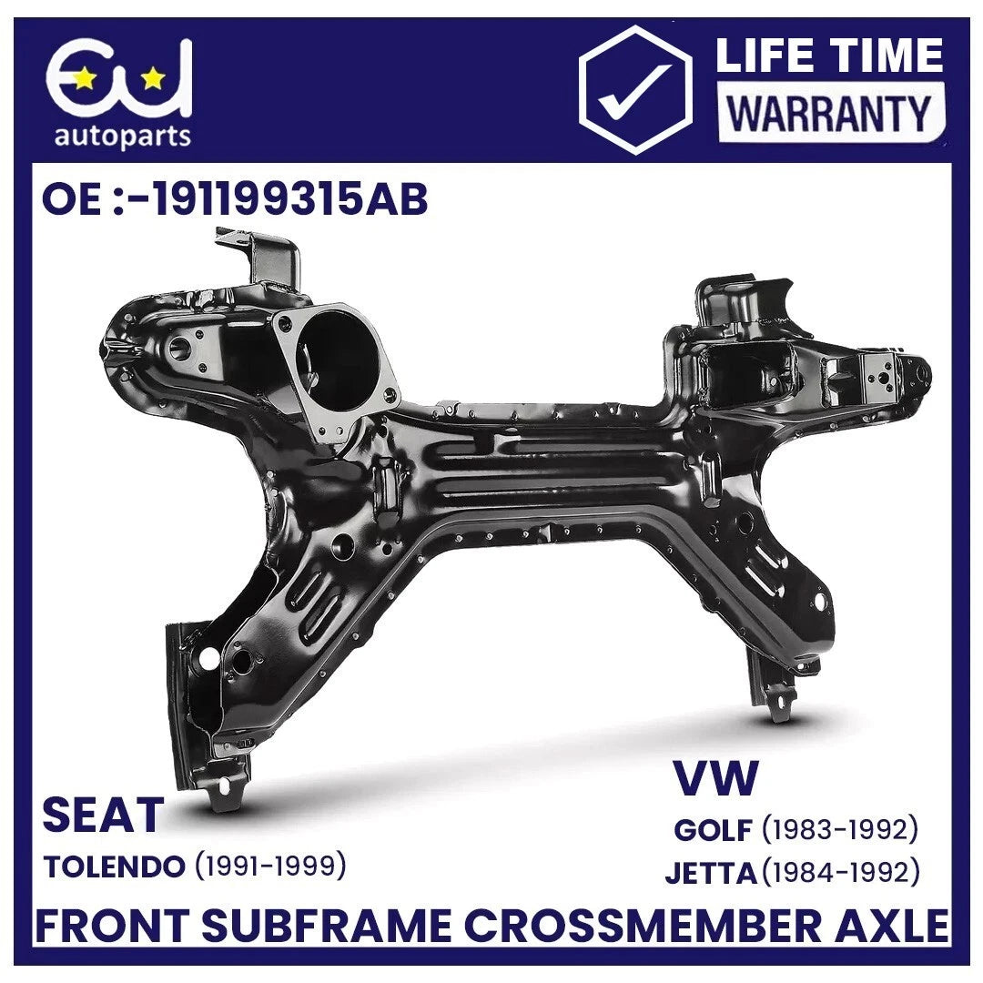 FRONT SUBFRAME CROSSMEMBER AXLE FOR VW GOLF MK2 JETTA MK2 SEAT TOLEDO MK1 91-99