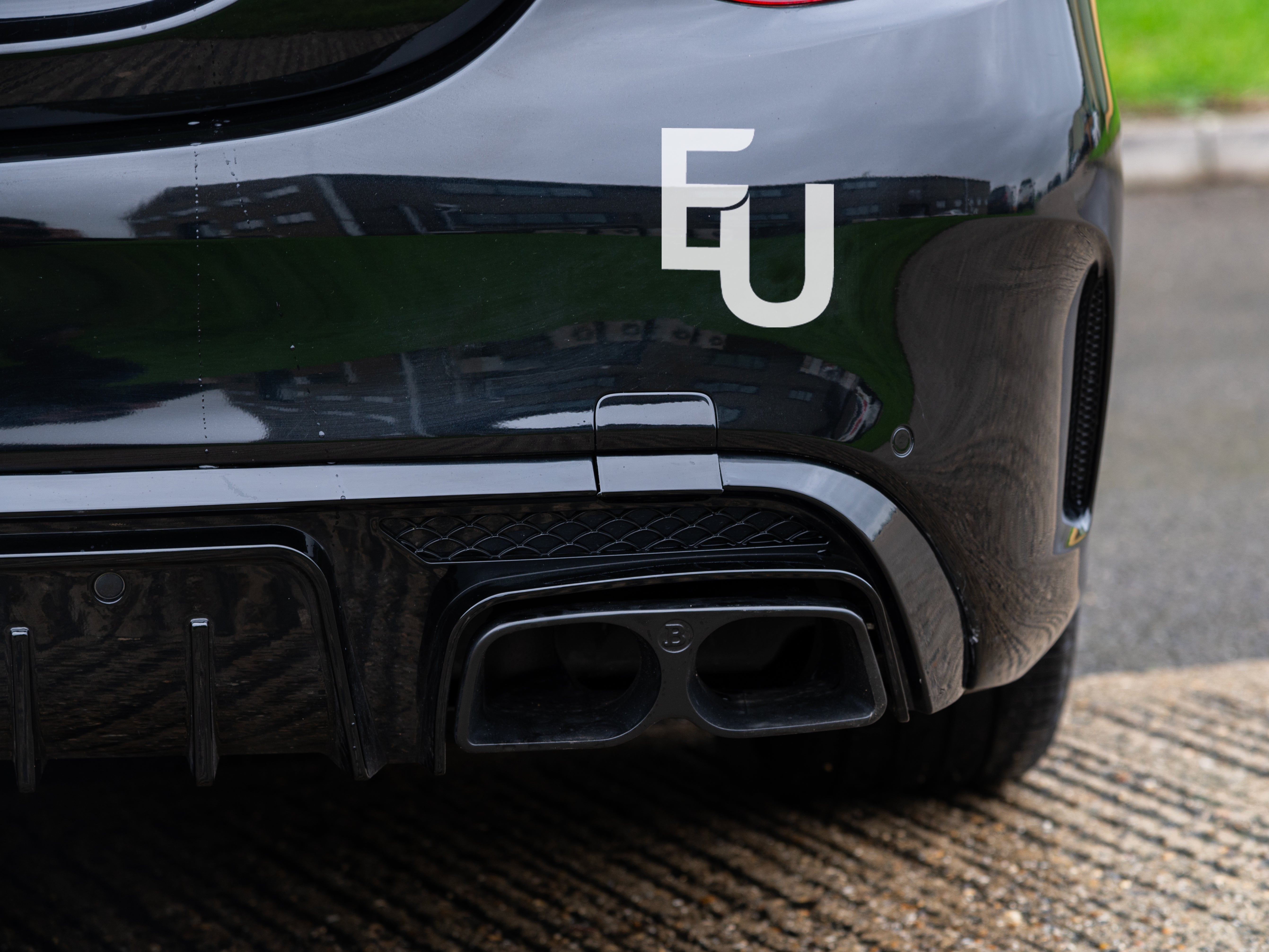 FOR MERCEDES BENZ C CLASS W205 AMG C63 REAR BUMPER DIFFUSER AMG F1 LIGTH STYLE