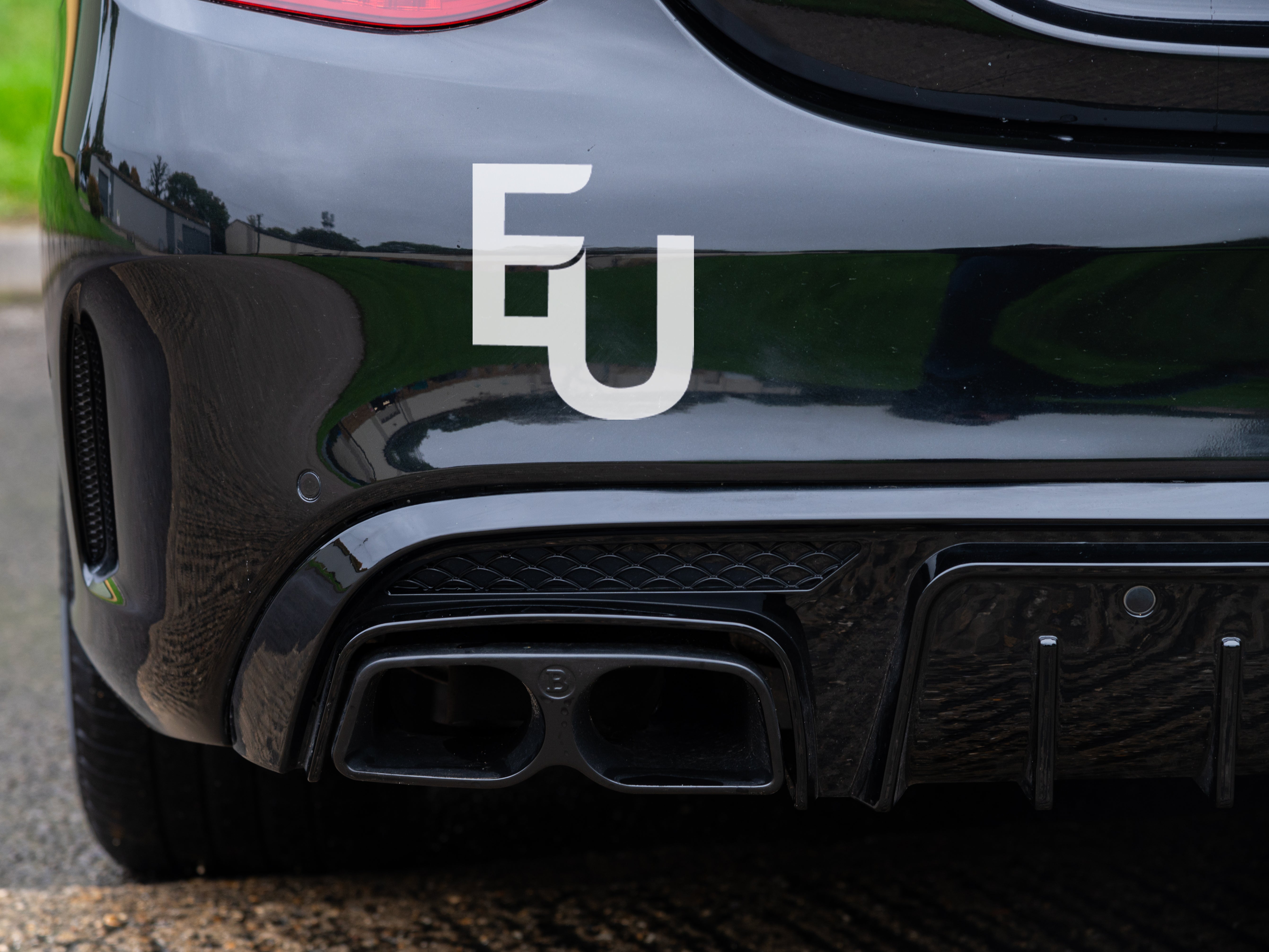FOR MERCEDES BENZ C CLASS W205 AMG C63 REAR BUMPER DIFFUSER AMG F1 LIGTH STYLE