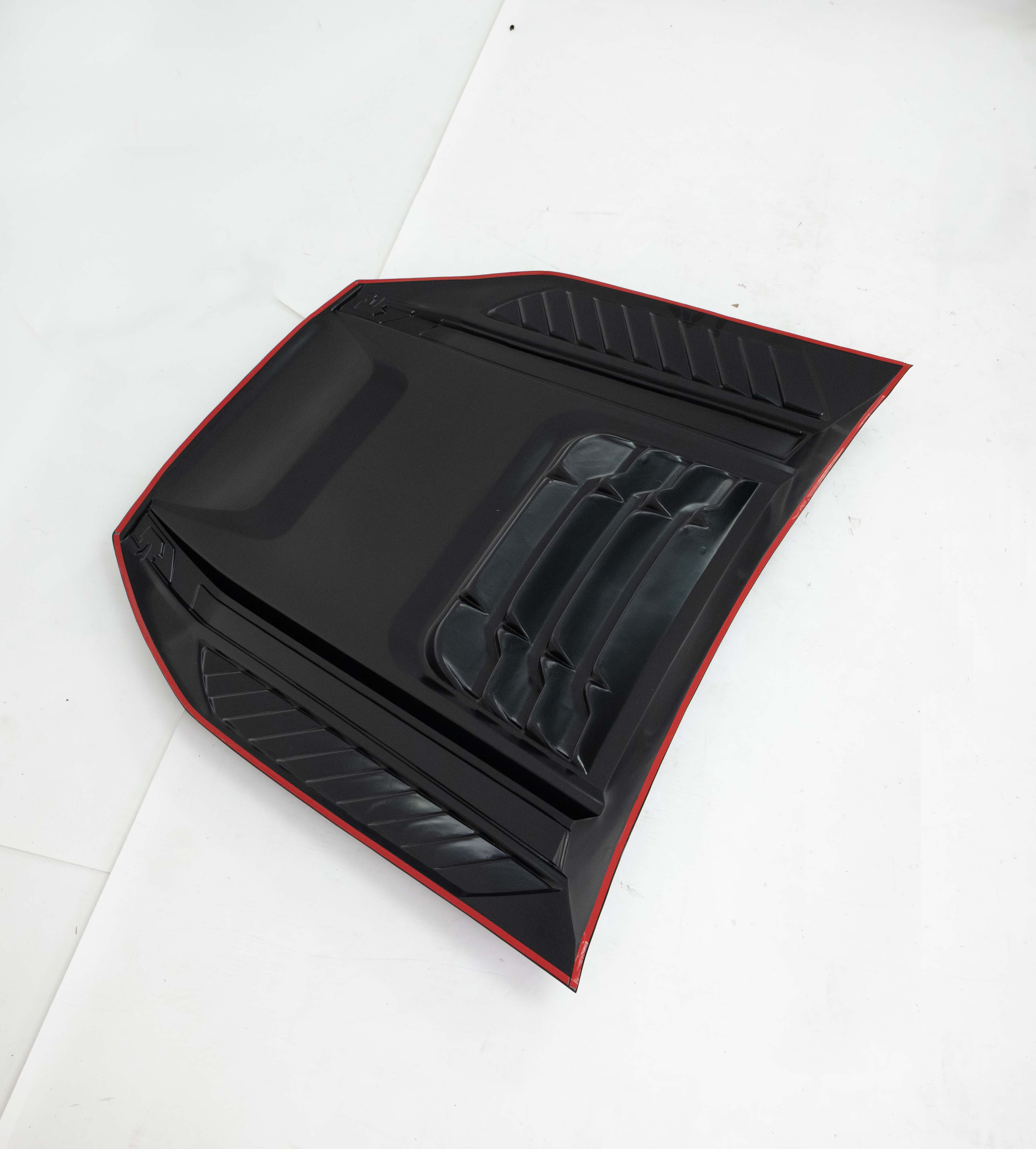 MATTE BLACK BONNET SCOOP HOOD VENT COVER FOR FORD RANGER T9 WILDTRAK 2022+