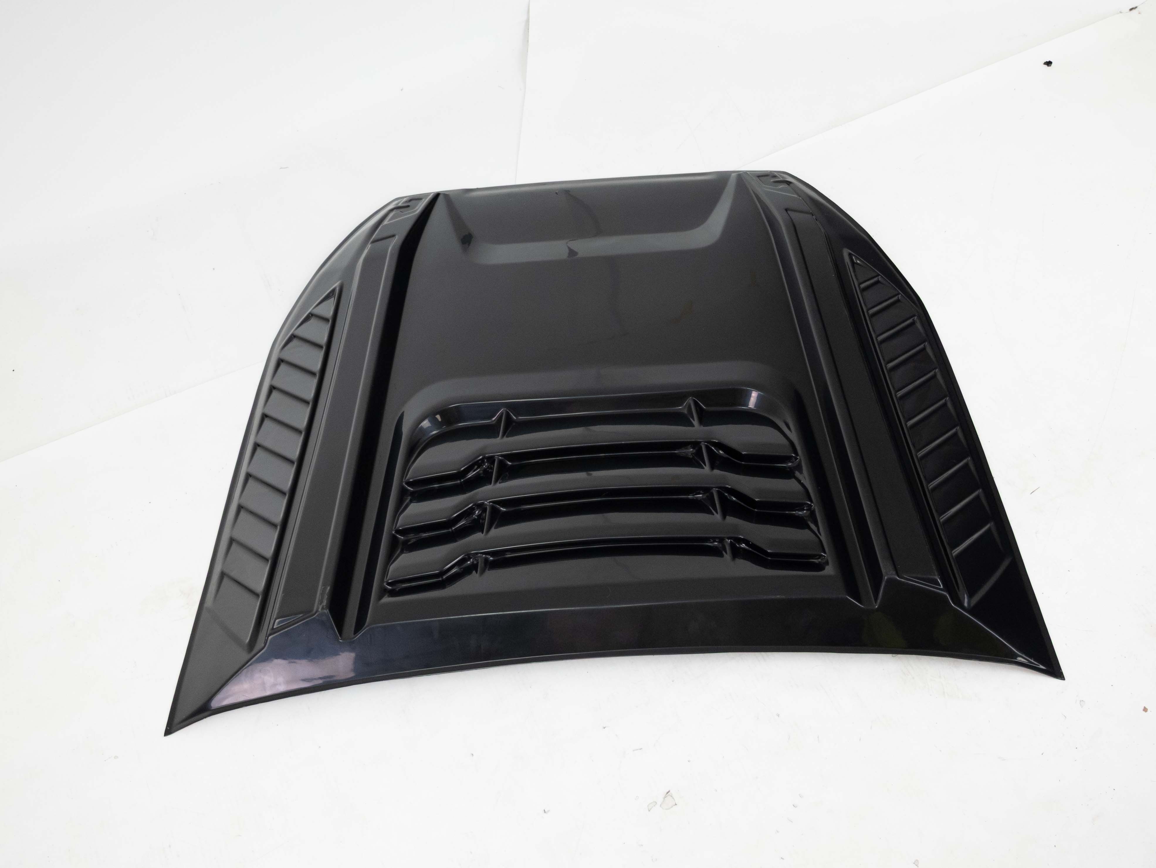 MATTE BLACK BONNET SCOOP HOOD VENT COVER FOR FORD RANGER T9 WILDTRAK 2022+