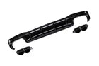 FOR AUDI A7 S-LINE 4K 2019+ S7 LOOK STYLE BLACK REAR DIFFUSER WITH TAILPIPE TIPS