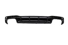 FOR AUDI A7 S-LINE 4K 2019+ S7 LOOK STYLE BLACK REAR DIFFUSER WITH TAILPIPE TIPS