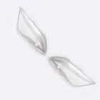 CLEAR HEADLIGHT LENS SHELL LAMPSHADE PAIR LEFT RIGHT FOR SEAT LEON MK3 5F 12-16