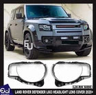 FOR LAND ROVER DEFENDER L663 PAIR CLEAR HEADLIGHT COVER LENS SHELL LAMPSHADE 20+