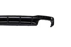 FOR AUDI A7 S-LINE 4K 2019+ S7 LOOK STYLE BLACK REAR DIFFUSER WITH TAILPIPE TIPS