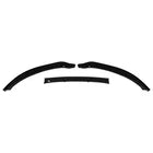 FOR AUDI A3 8P S LINE FRONT BUMPER SPLITTER LIP 2008-2013 GLOSS BLACK