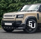 GLOSS LED FRONT LIP SPLITTER BUMPER FOR LAND ROVER DEFENDER 90 110 130 L663 20+