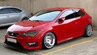 CLEAR HEADLIGHT LENS SHELL LAMPSHADE PAIR LEFT RIGHT FOR SEAT LEON MK3 5F 12-16