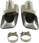 FOR RANGE ROVER SPORT PETROL L320 CHROME EXHAUST TAIL PIPE TAILPIPE PAIR 10-13