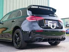 FOR MERCEDES A CLASS W177 AMG A45 LOOK REAR DIFFUSER TAILPIPES & ROOF SPOILER