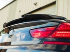 FOR BMW 6 SERIES F06 GRAN COUPE M4 REAR TRUNK BOOT SPOILER LIP WING GLOSS BLACK
