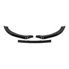 FOR AUDI A3 8P S LINE FRONT BUMPER SPLITTER LIP 2008-2013 GLOSS BLACK