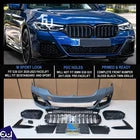 FOR BMW 5 SERIES G30 G31 M SPORT STYLE FRONT BUMPER COMPLETE GRILLS TRIMS 20-23