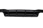 FOR AUDI A7 S-LINE 4K 2019+ S7 LOOK STYLE BLACK REAR DIFFUSER WITH TAILPIPE TIPS