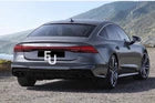 FOR AUDI A7 S-LINE 4K 2019+ S7 LOOK STYLE BLACK REAR DIFFUSER WITH TAILPIPE TIPS