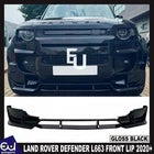 FOR LAND ROVER DEFENDER L663 DRL FRONT LIP SPLITTER BUMPER DIFFUSER BODYKIT 20+