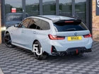 FOR BMW 3 SERIES G21 LCI 2022+ BODYKIT FRONT SPLITTER QUAD REAR DIFFUSER W/LED