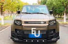 GLOSS LED FRONT LIP SPLITTER BUMPER FOR LAND ROVER DEFENDER 90 110 130 L663 20+