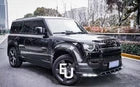 GLOSS LED FRONT LIP SPLITTER BUMPER FOR LAND ROVER DEFENDER 90 110 130 L663 20+
