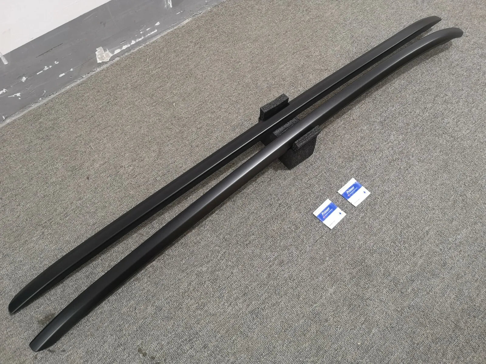 FOR PORSCHE MACAN 95B MK1 ROOF RAILS RACK CROSS BARS BLACK ALUMINIUM OEM FIT