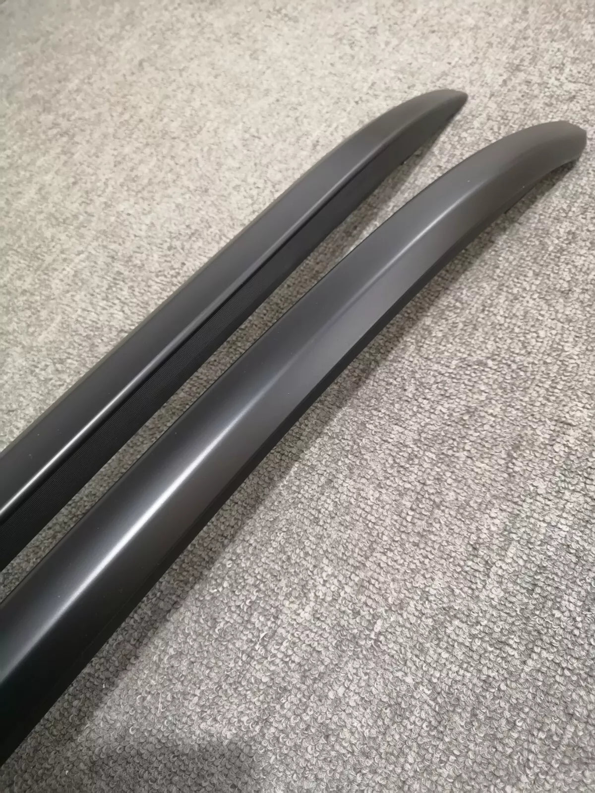 FOR PORSCHE MACAN 95B MK1 ROOF RAILS RACK CROSS BARS BLACK ALUMINIUM OEM FIT