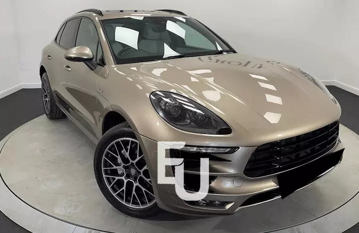 FOR PORSCHE MACAN 95B MK1 ROOF RAILS RACK CROSS BARS BLACK ALUMINIUM OEM FIT