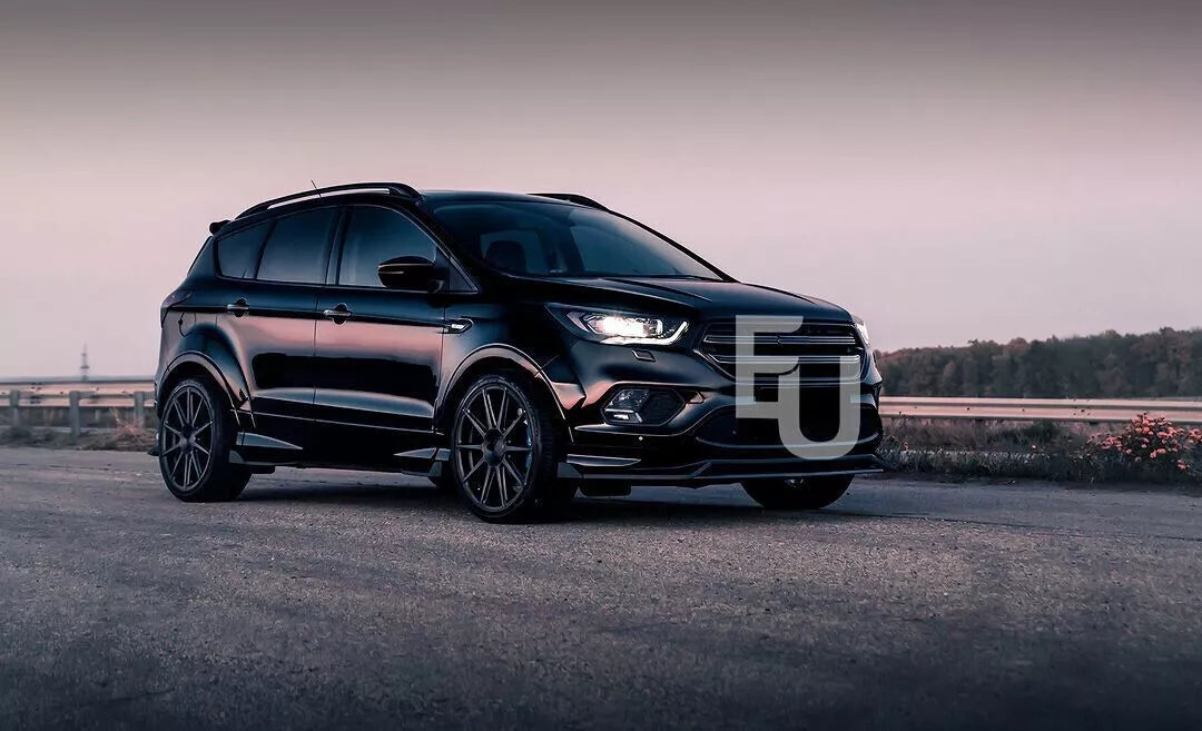 FOR FORD KUGA MK2 ROOF RAILS CROSS BARS RACK ALUMINIUM BLACK OE STYLE 2013-2019