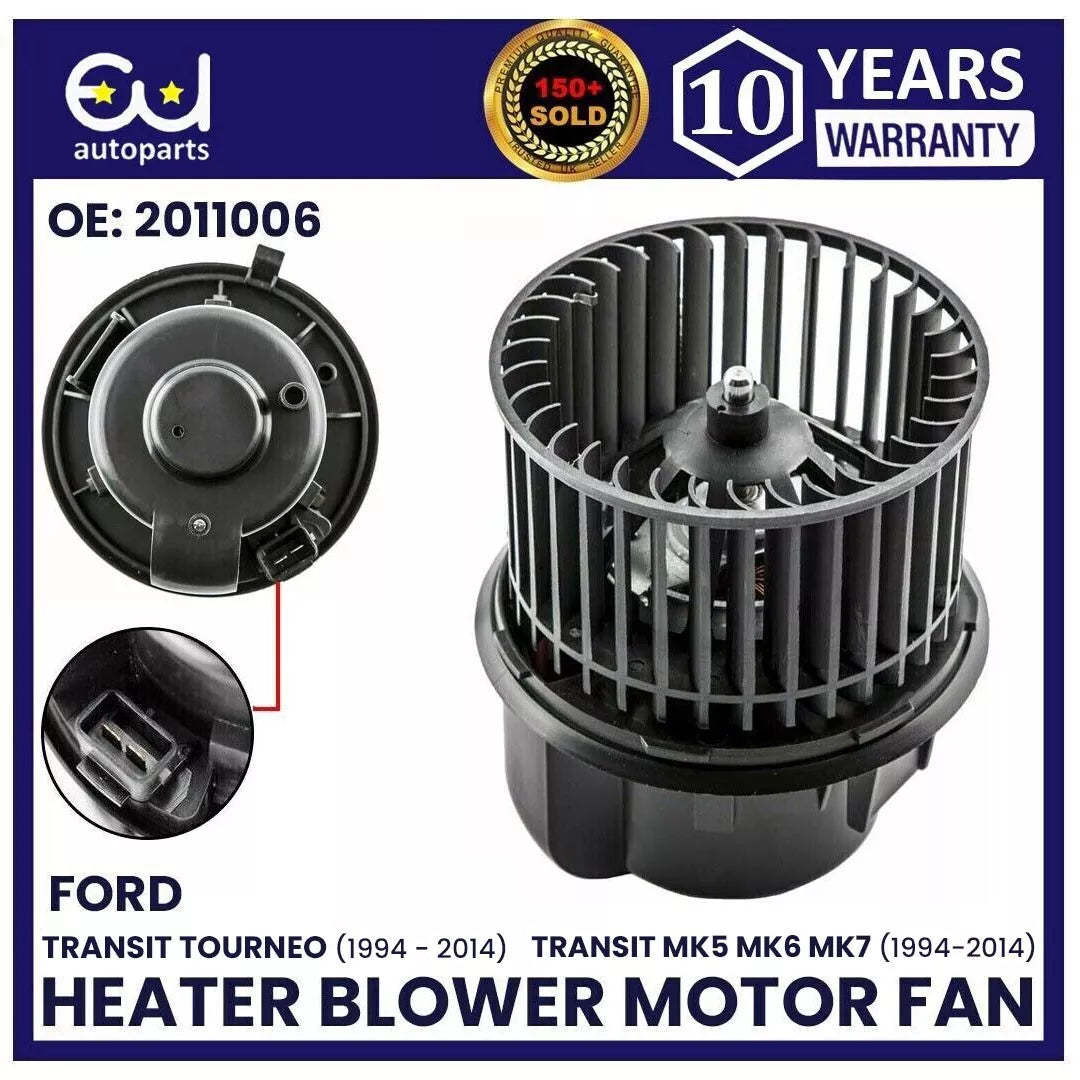 HEATER BLOWER MOTOR FAN FOR FORD TRANSIT TOURNEO 1994-2014 2.2 2.3 95VW18456BB