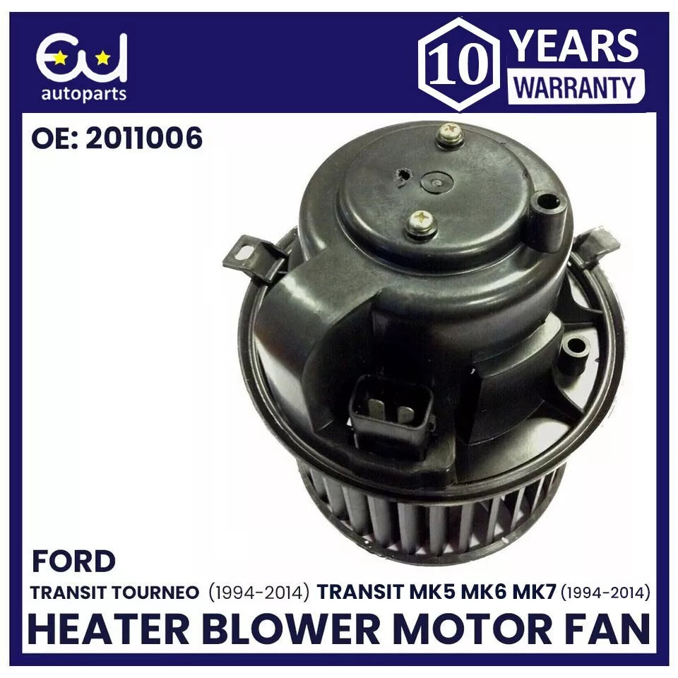 HEATER BLOWER MOTOR FAN FOR FORD TRANSIT TOURNEO 1994-2014 2.2 2.3 95VW18456BB