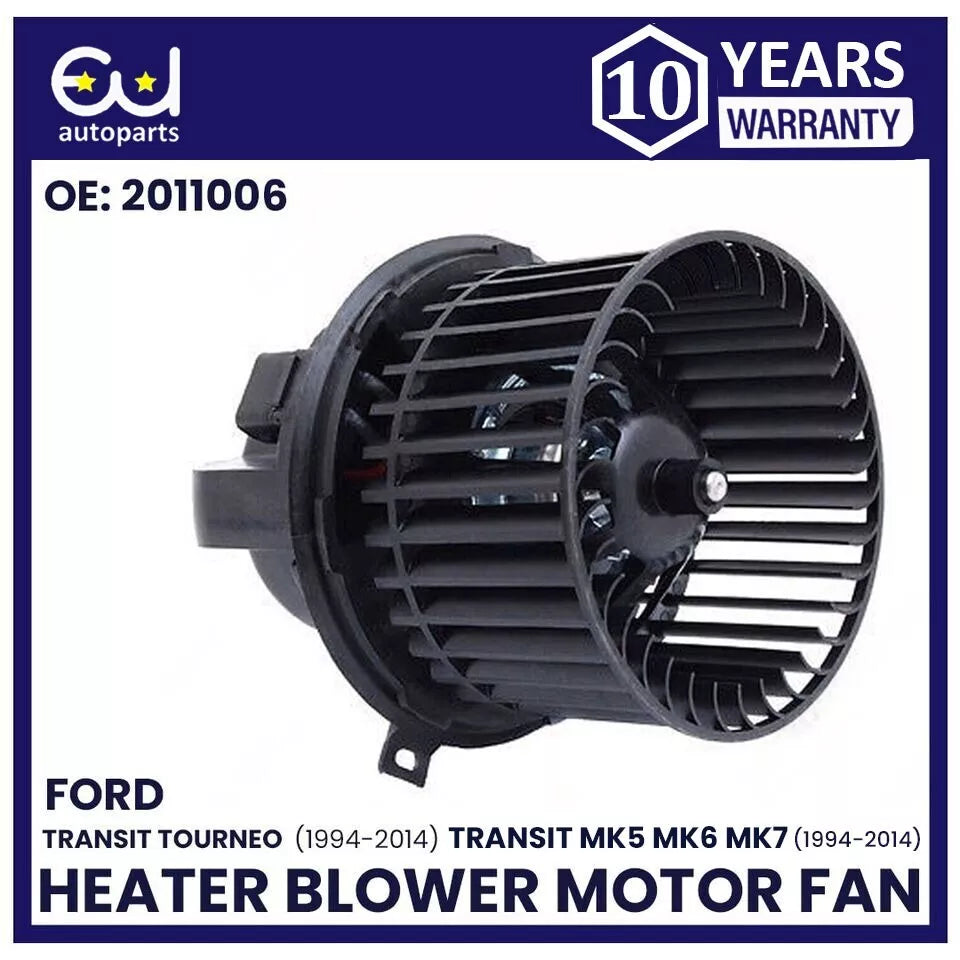 HEATER BLOWER MOTOR FAN FOR FORD TRANSIT TOURNEO 1994-2014 2.2 2.3 95VW18456BB