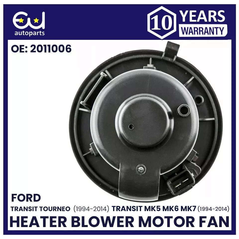 HEATER BLOWER MOTOR FAN FOR FORD TRANSIT TOURNEO 1994-2014 2.2 2.3 95VW18456BB