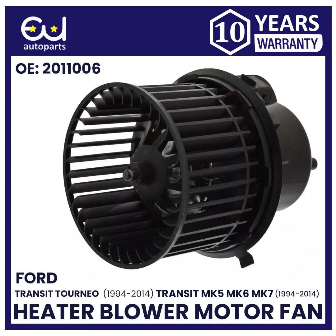 HEATER BLOWER MOTOR FAN FOR FORD TRANSIT TOURNEO 1994-2014 2.2 2.3 95VW18456BB