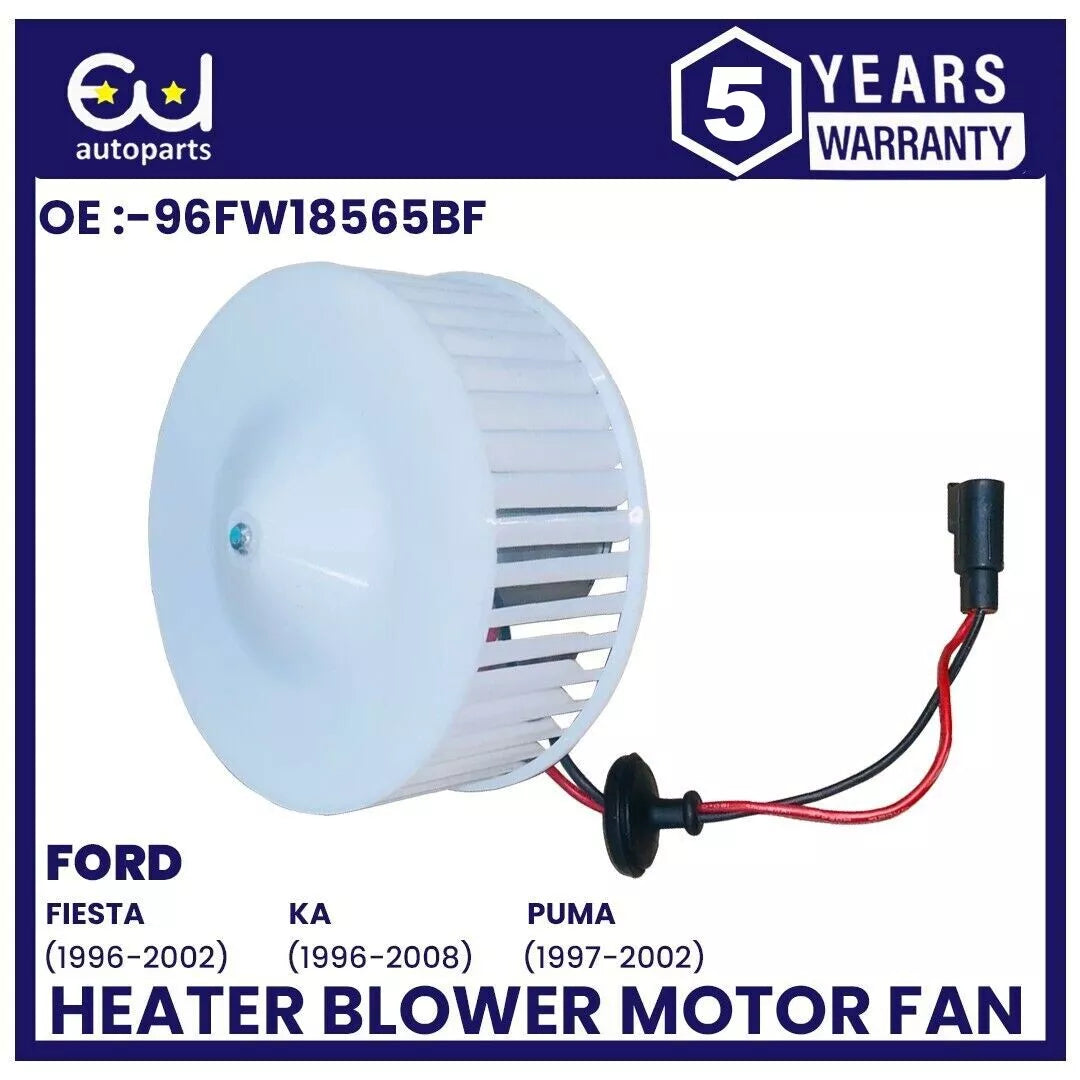 HEATER BLOWER MOTOR FAN FOR FORD KA 96-08 FIESTA 96-02 PUMA 97-02 OE 96FW18565BF