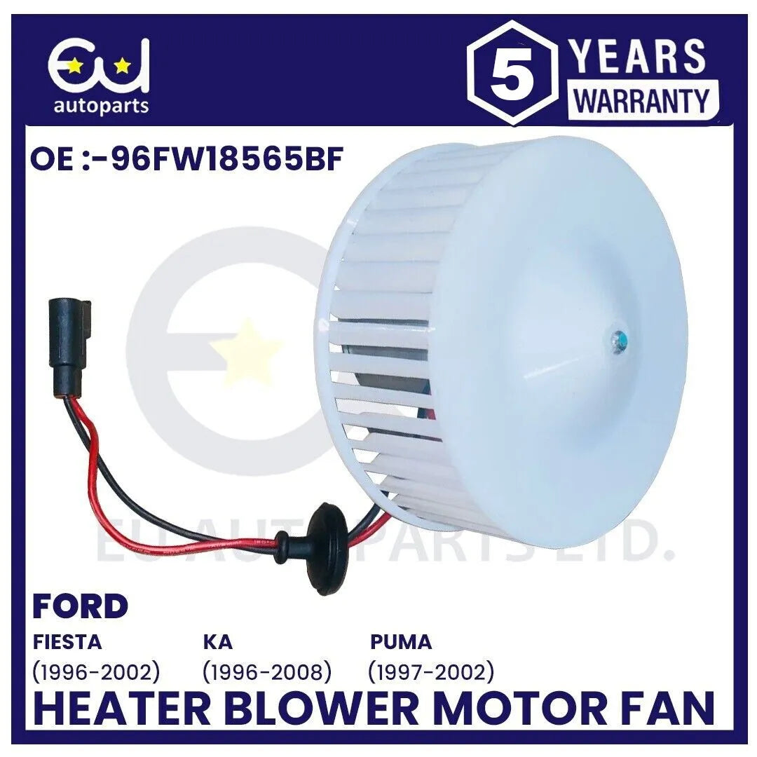 HEATER BLOWER MOTOR FAN FOR FORD KA 96-08 FIESTA 96-02 PUMA 97-02 OE 96FW18565BF