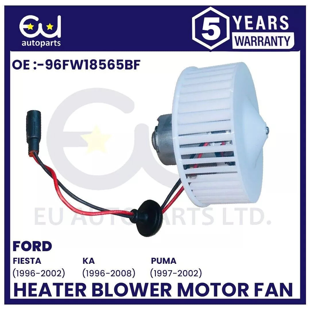 HEATER BLOWER MOTOR FAN FOR FORD KA 96-08 FIESTA 96-02 PUMA 97-02 OE 96FW18565BF
