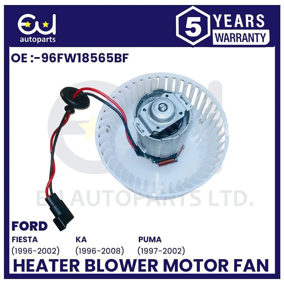 HEATER BLOWER MOTOR FAN FOR FORD KA 96-08 FIESTA 96-02 PUMA 97-02 OE 96FW18565BF