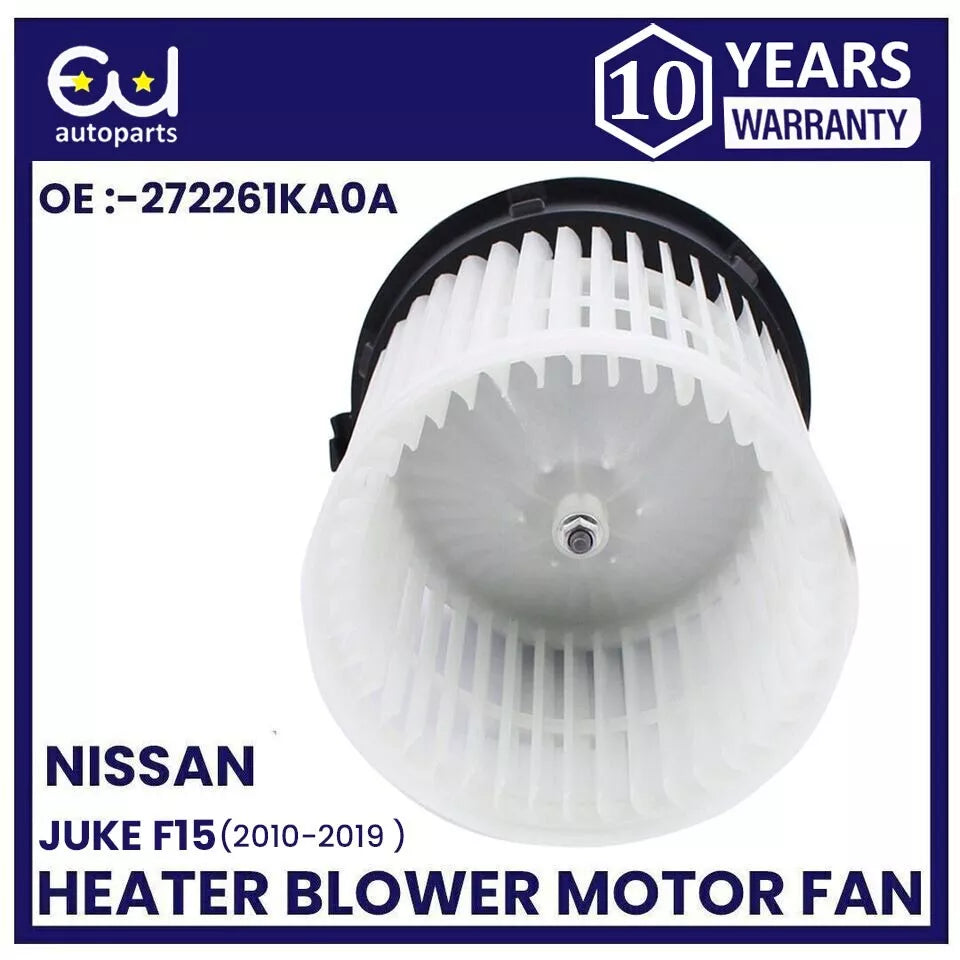 HEATER BLOWER MOTOR FAN FOR NISSAN JUKE F15 1.2 1.5 1.6 2010-2020 273SY1KA0A RHD