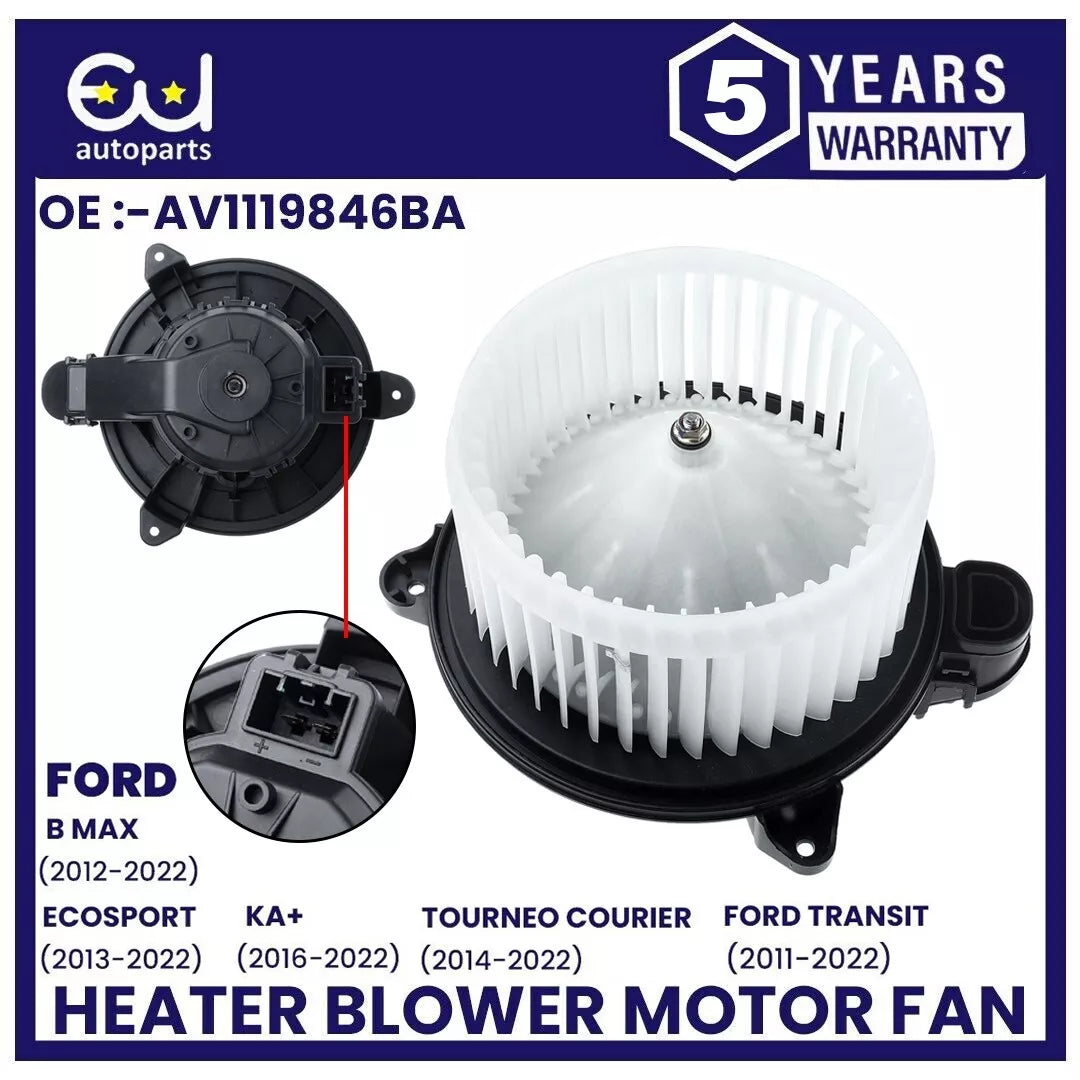 HEATER BLOWER MOTOR FAN FOR FORD B-MAX ECOSPORT KA+ TRANSIT TOURNEO COURIER