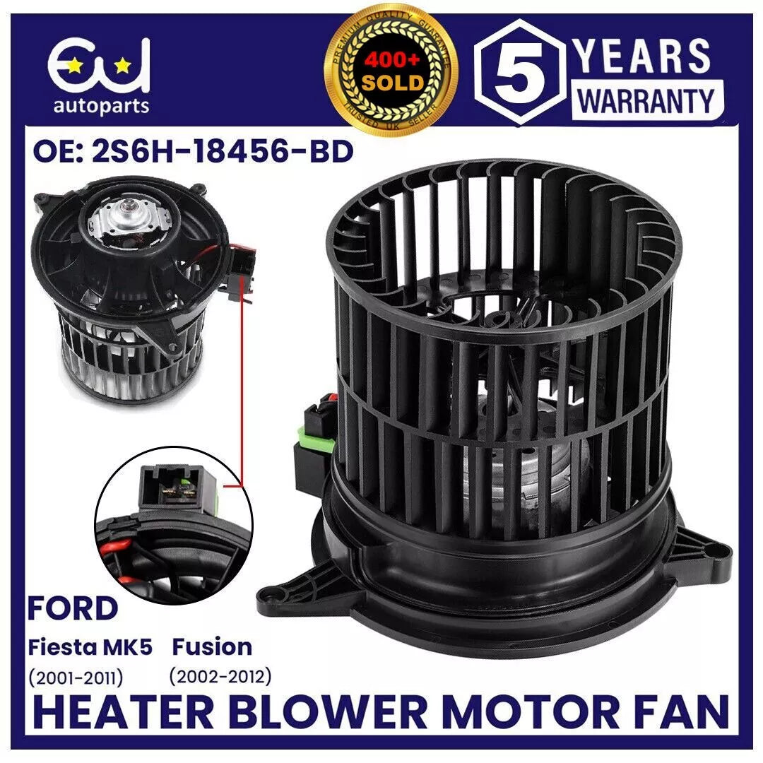HEATER BLOWER MOTOR FAN FOR FORD FIESTA MK5 JD JH FUSION JU 2001-2012 1252927