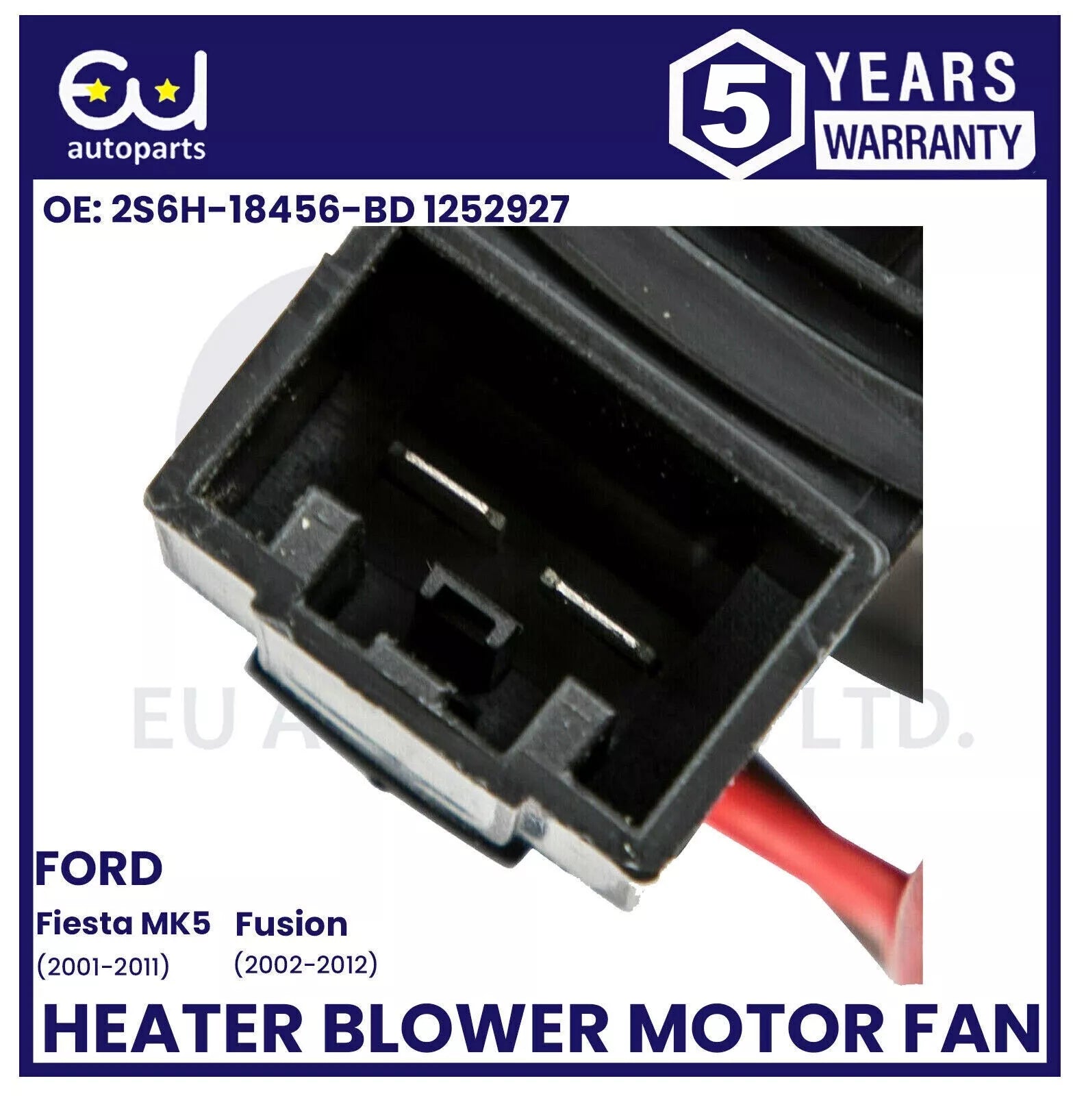 HEATER BLOWER MOTOR FAN FOR FORD FIESTA MK5 JD JH FUSION JU 2001-2012 1252927